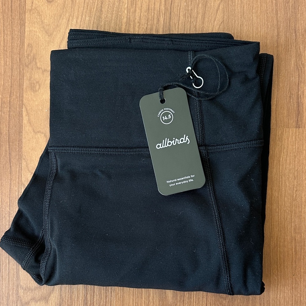 Allbirds Jet Black Active Leggings